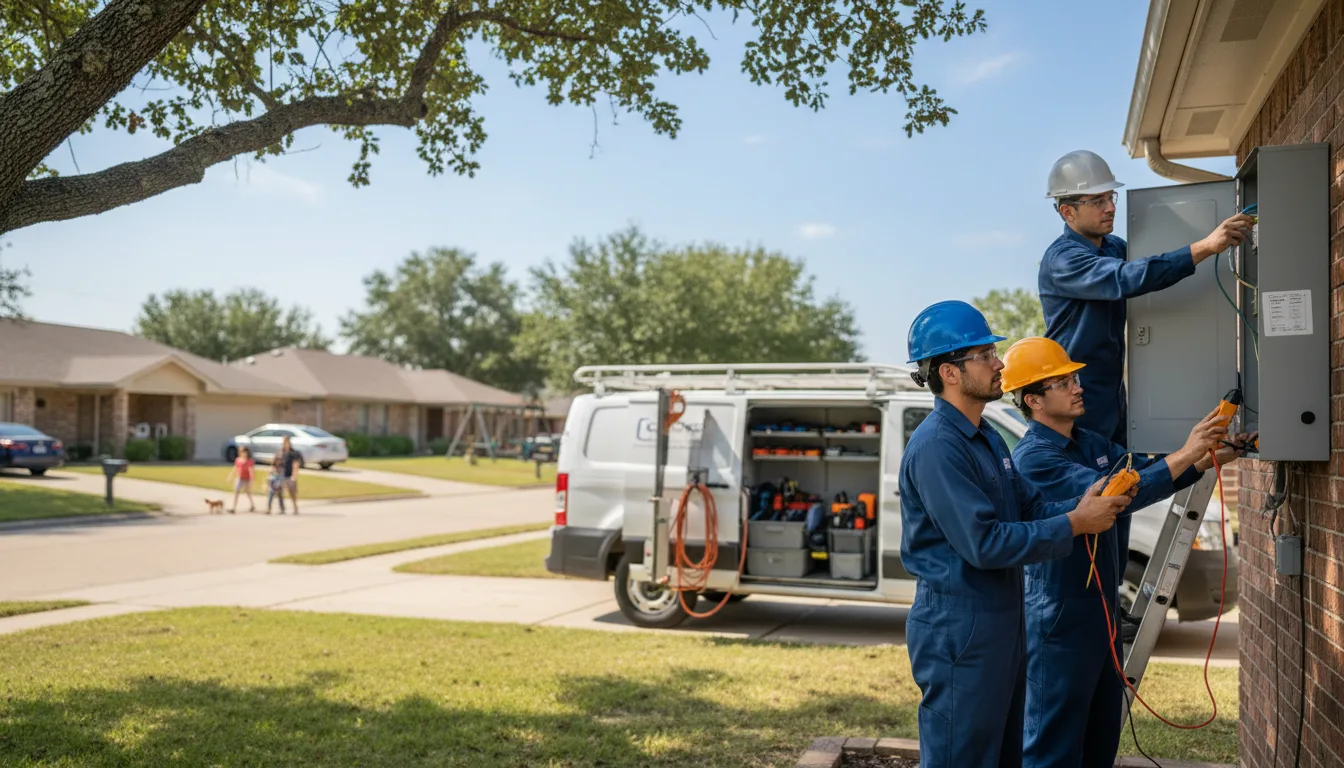 Certified electrician providing emergency electrical services in Goose Lake, IA